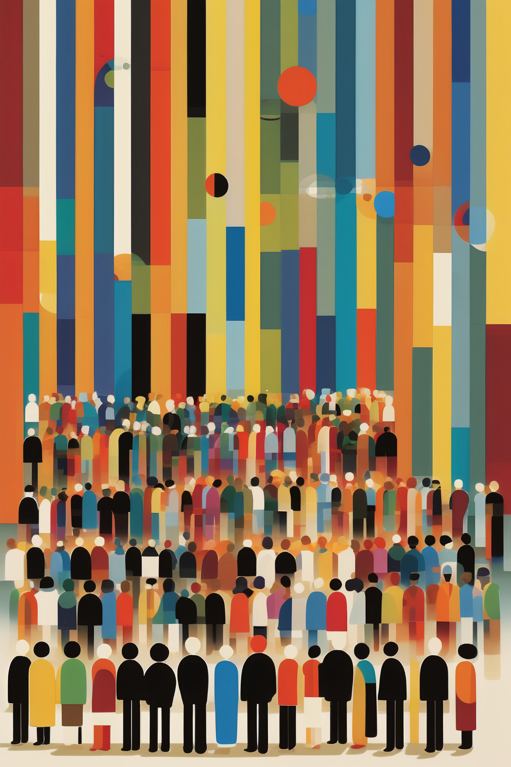 01237-2713082518-_lora_Yaacov Agam Style_1_Yaacov Agam Style - an illustration of a citizens' assembly in the style of Yaacov Agam.png